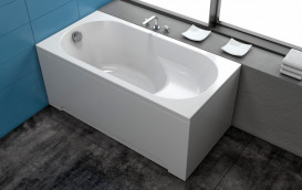 Ванна акриловая Kolpa San Tamia 140х70 см/S прямоугольная с сиденьем белый 752940