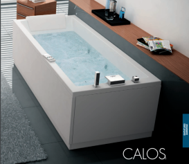 Ванна акриловая Novellini Calos 180x80 см прямоугольная белый CA1118080A