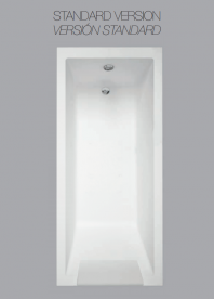 Ванна акриловая Novellini Calos 180x80 см прямоугольная белый CA1118080A