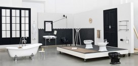 Ванна акриловая отдельностоящая ArtCeram Hermitage 170х80 см белый/хром HEW001 71