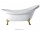 Ванна акрилова овальна PoolSpa Nostalgy 174х82х80 PWKPA10ZNPZ0902 + левові лапи (золото)