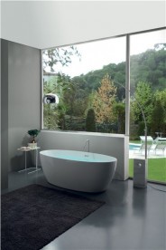 Ванна акрилова овальна Kerasan Flo свободностоящая 170х82 біла 742901