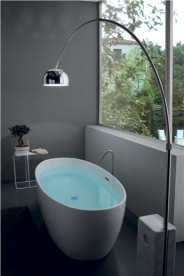 Ванна акрилова овальна Kerasan Flo свободностоящая 170х82 біла 742901