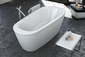 Ванна акриловая овальная Kolpa-San Adonis-FS 180x80 см белый 570250