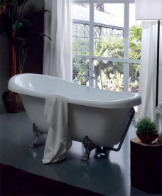 Ванна акриловая овальная Kerasan Retro 170х77 белая 105501