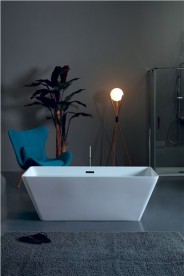 Ванна акрилова прямокутна Kerasan Ego свободностоящая 160х70 біла 743101