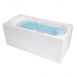 Ванна акрилова прямокутна PoolSpa колекція Muza XL 160х75 з ніжками білий PWPL710ZN000000