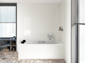 Ванна акриловая прямоугольная Roca BeCool 180х80 с ручками белая A248015001