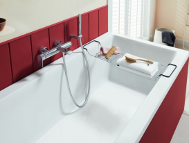 Ванна акрилова прямокутна Villeroy & Boch колекція Targa Plus Mono 160x70х42 UBA167NES2V-01