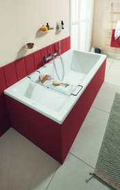 Ванна акрилова прямокутна Villeroy & Boch колекція Targa Plus Mono 160x70х42 UBA167NES2V-01