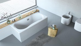 Ванна акрилова Radaway Iria 160x75 см з ніжками білий WA1-01-160x075U