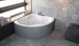 Ванна акриловая Radaway Keria 150х150 см угловая с ножками белый WA1-37-150x150US
