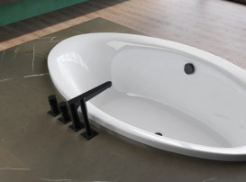 Ванна акрилова Radaway Mesara 190x95,5 см білий WA1-38-190x096U