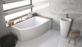 Ванна акрилова Radaway Sitera 150x85 см права з ніжками білий WA1-32-150х085P