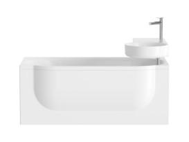 Ванна акрилова Ravak ARC 160x75 см правостороння біла CE91000000
