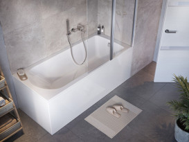 Ванна акриловая Ravak Flow 150x70 см белый XC00100113