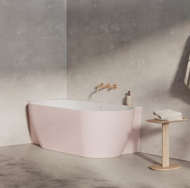 Ванна акриловая Ravak Freedom Corner II Tec L 175x86 см белый/розовый CC91600000