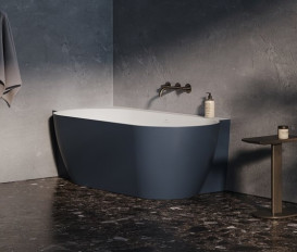 Ванна акриловая Ravak Freedom Corner II Tec L 175x86 см белый/синий CC91400000