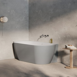 Ванна акриловая Ravak Freedom Corner II Tec L 175x86 см белый/дымчато-серый CC91500000