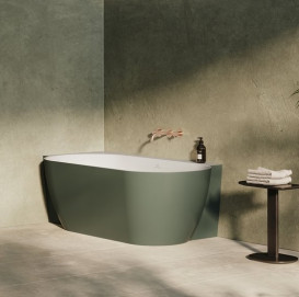 Ванна акриловая Ravak Freedom Corner II Tec L 175x86 см белый/зеленый CC91200000