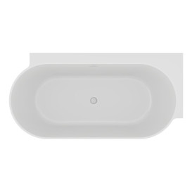 Ванна акрилова Ravak Freedom Corner II Tec R 175x86 см білий/синій CC81400000