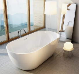 Ванна акриловая Ravak Freedom O 170x80 см белый XC00100044