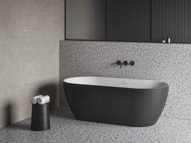 Ванна акриловая Ravak Freedom O Tec 170x77 см белый/черный CD51700000