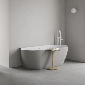 Ванна акриловая Ravak Freedom Wall II Tec 170x87 см белый/дымчато-серый CC71500000