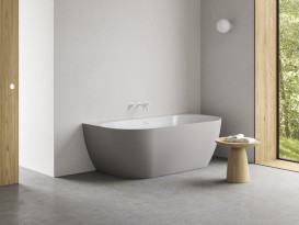 Ванна акриловая Ravak Freedom Wall Tec 170x87 см белый/дымчато-серый CE31500000