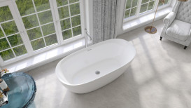 Ванна акрилова Ravak FreeStyle O 170x80 см сніжно-білий RKUA600009