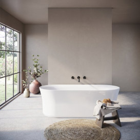 Ванна акриловая Ravak Ypsilon 180x80 см отдельно стоящая белый/слив перелив хром XC00100026