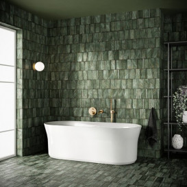 Ванна акрилова Ravak Ypsilon 180x80 см білий/слив перелив чорний XC00100034