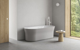 Ванна акрилова Ravak Ypsilon 180x80 см білий/димчасто-сірий XC00100078