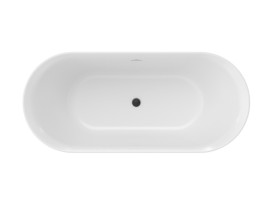 Ванна акриловая Ravak Ypsilon 180x80 см белый/черный XC00100058