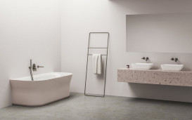 Ванна акрилова Ravak Ypsilon Wall 178x86 см білий/рожевий XC00100084