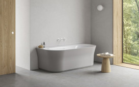 Ванна акриловая Ravak Ypsilon Wall 178x86 см белый/дымчато-серый XC00100077