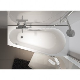 Ванна акриловая Riho Delta асимметричная 150x80 левая белый BB8100500000000