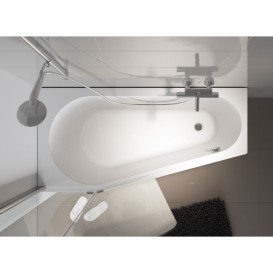 Ванна акриловая Riho Delta асимметричная 160x80 правая белый BB8200500000000