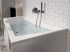 Ванна акриловая Riho Doppio асимметричная 180x130 левая белый BA9100500000000