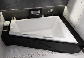 Ванна акриловая Riho Doppio асимметричная 180x130 левая белый BA9100500000000