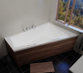 Ванна акриловая Riho Doppio асимметричная 180x130 левая белый BA9100500000000