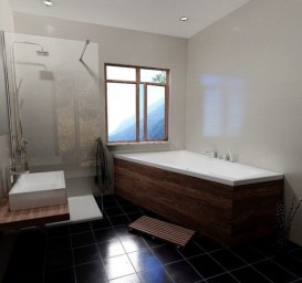 Ванна акриловая Riho Doppio асимметричная 180x130 правая белый BA9000500000000