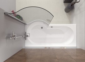 Ванна акрилова Riho Dorado асиметрична 170х90 ліва білий BA8100500000000