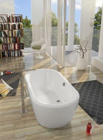 Ванна акрилова Riho Dua овальна 180x86 біла BD0100500000000