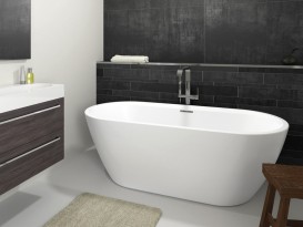 Ванна акриловая Riho Inspire FS овальная 160x75 белый BD1000500000000