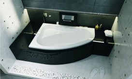 Ванна акриловая Riho Lyra асимметричная 153х100 правая белый BA6700500000000