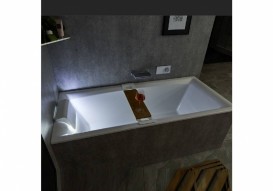 Ванна акриловая Riho Still Square LED прямоугольная 170x75 левая белый BR0200500K00131