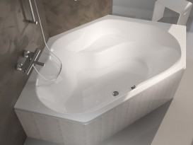 Ванна акриловая Riho Winnipeg 145x145 білий BA4800500000000