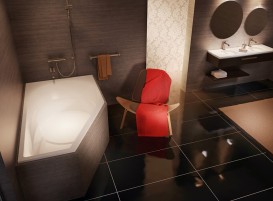 Ванна акриловая Riho Yukon асимметричная 160х90 левая белый BA3500500000000