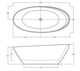 Ванна акриловая Simas Bohemien отдельностоящая 190х88 см Crystal Tech белый BO V1